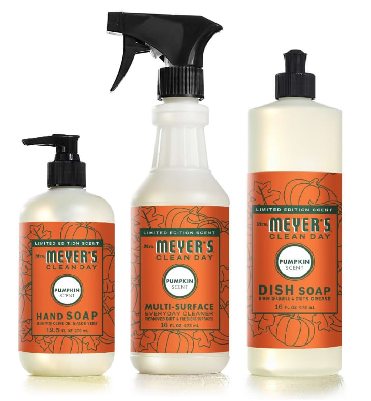 Fall Scented Cleaning Products Dish Soap, Hand Soap Apartment Therapy